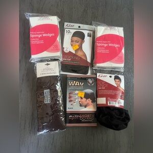 Kiss Elegant Black Pre-Tied Headwrap